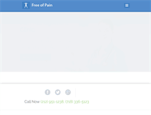 Tablet Screenshot of freeofpain.org